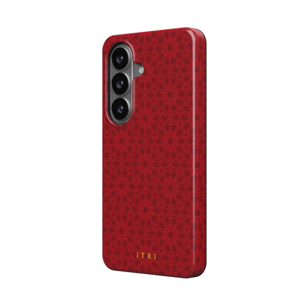 Zellige Iconic Deep Red — Samsung Magnetic Case