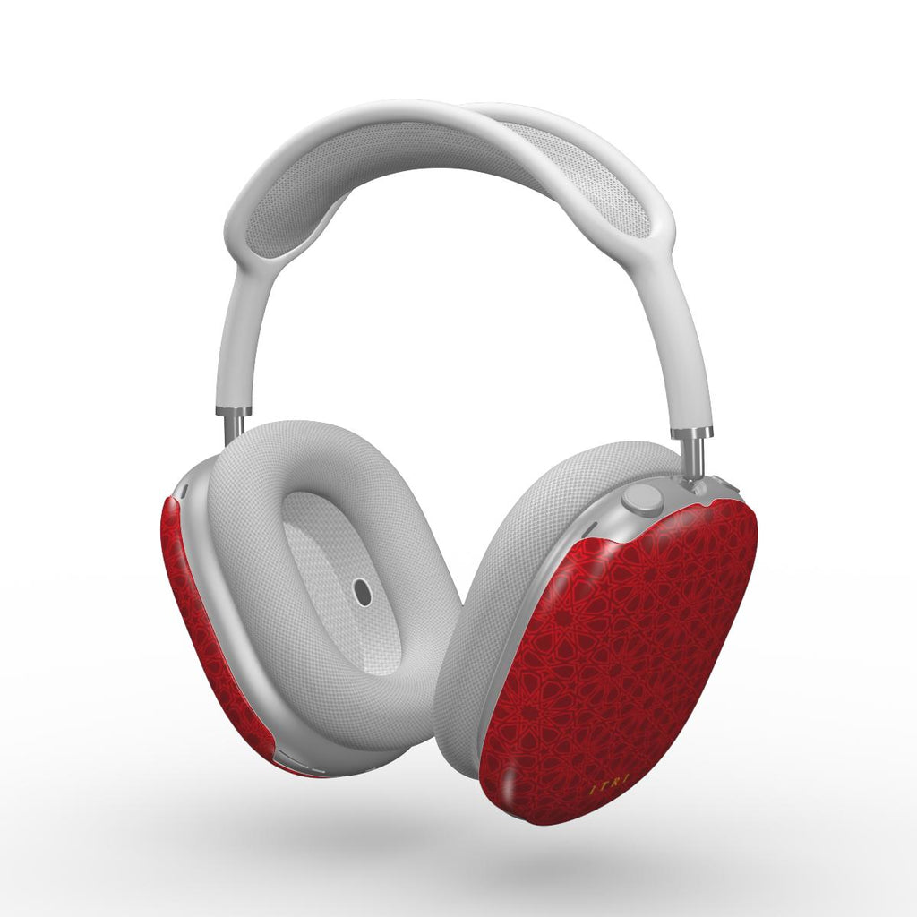 Zellige Iconic Deep Red — AirPods Max Cover