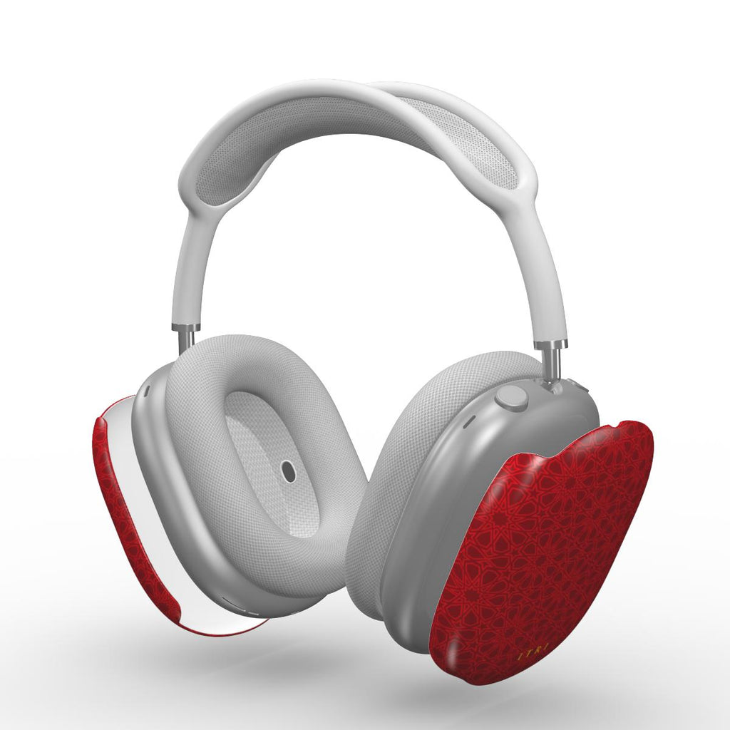 Zellige Iconic Deep Red — AirPods Max Cover