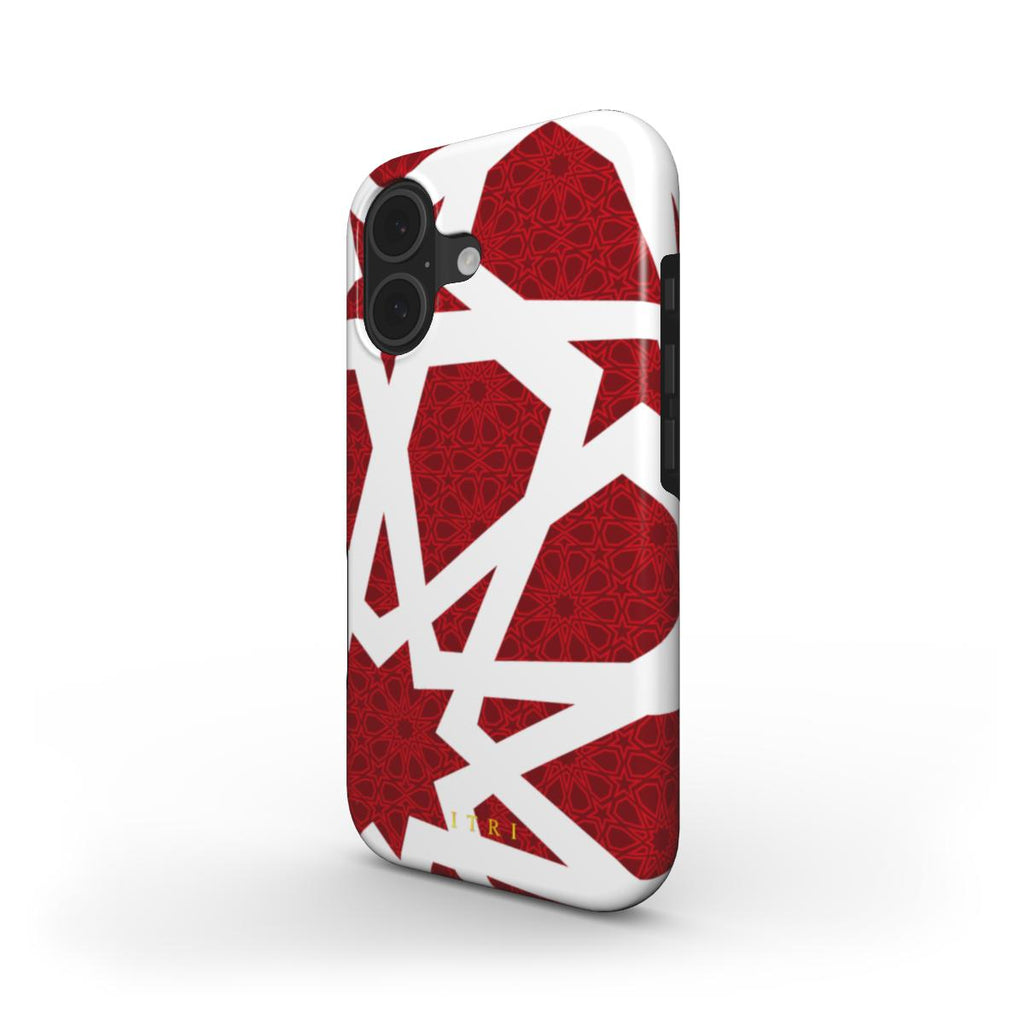 Zellige Kora Deep Red — iPhone MagSafe Case