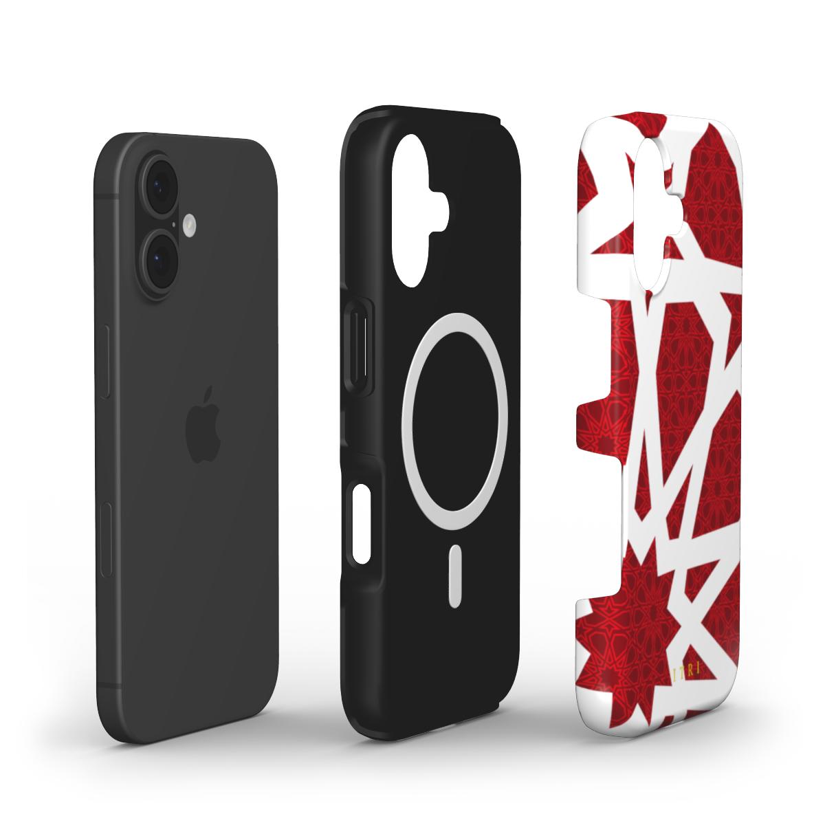 Zellige Kora Deep Red — iPhone MagSafe Case