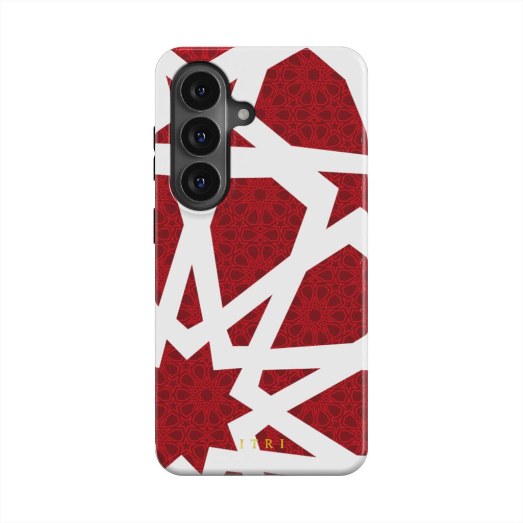 Zellige Kora Rouge Intense – Coque Samsung Magnetic