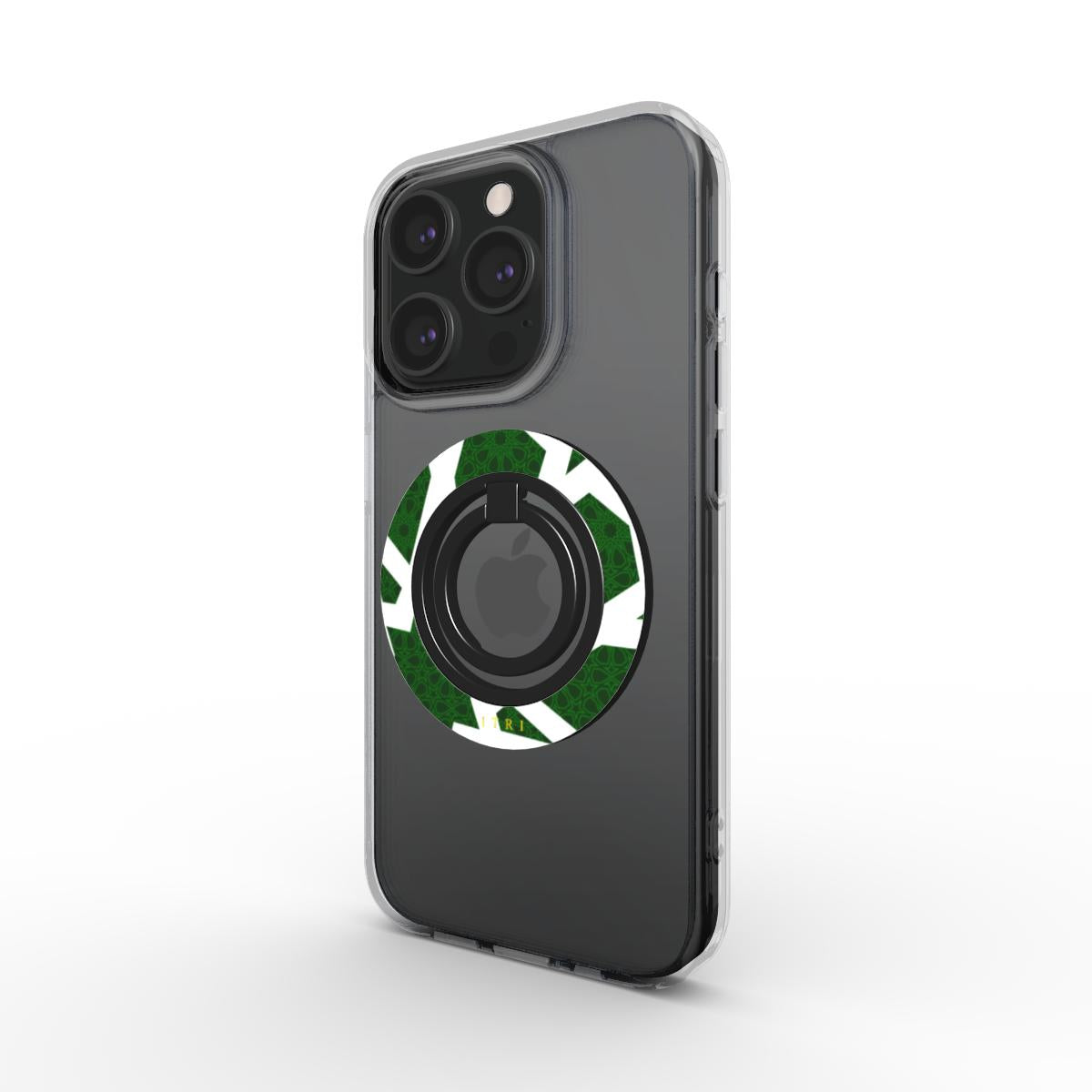 Zellige Kora Imperial Green — Magnetic Ring Holder