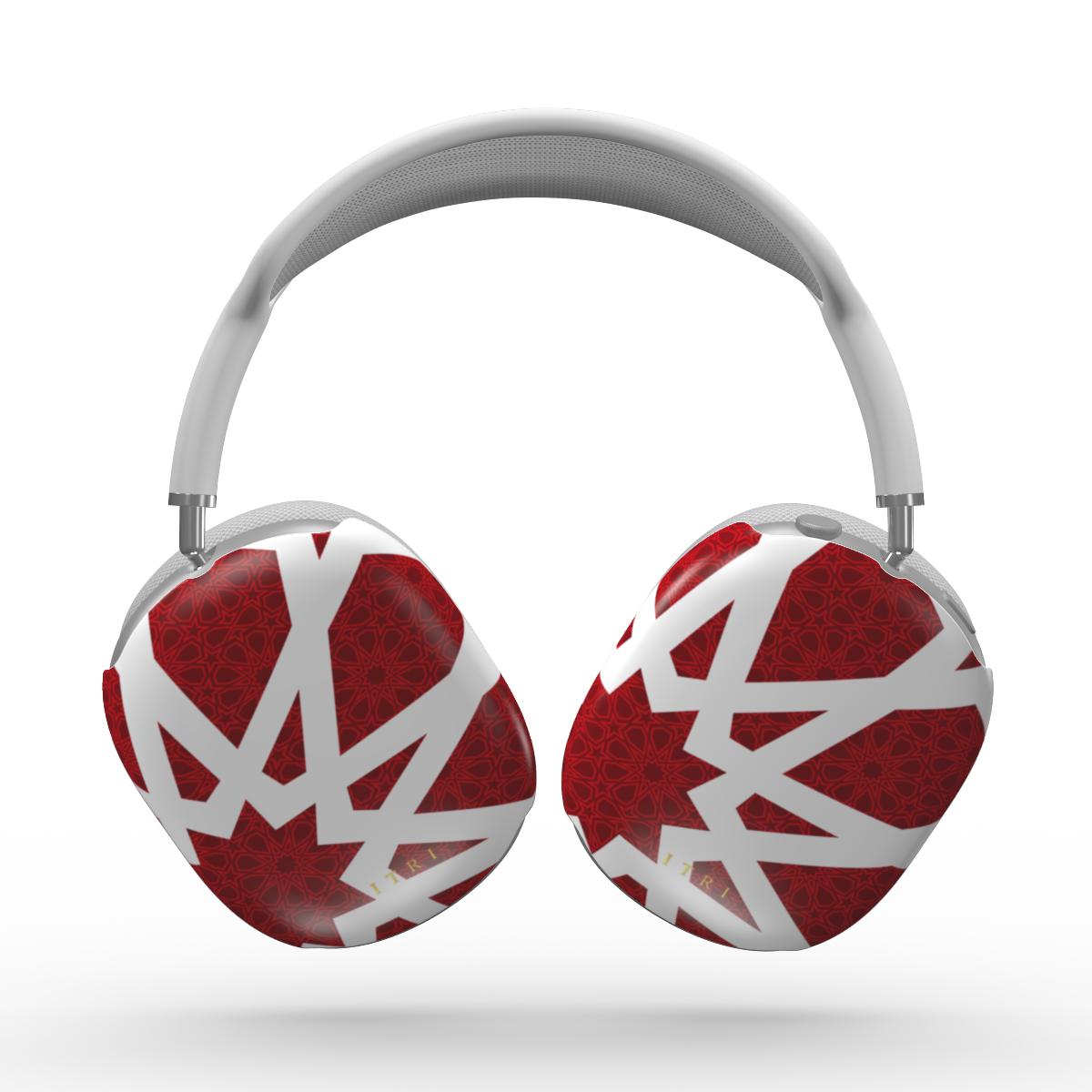Zellige Kora Deep Red — AirPods Max Cover
