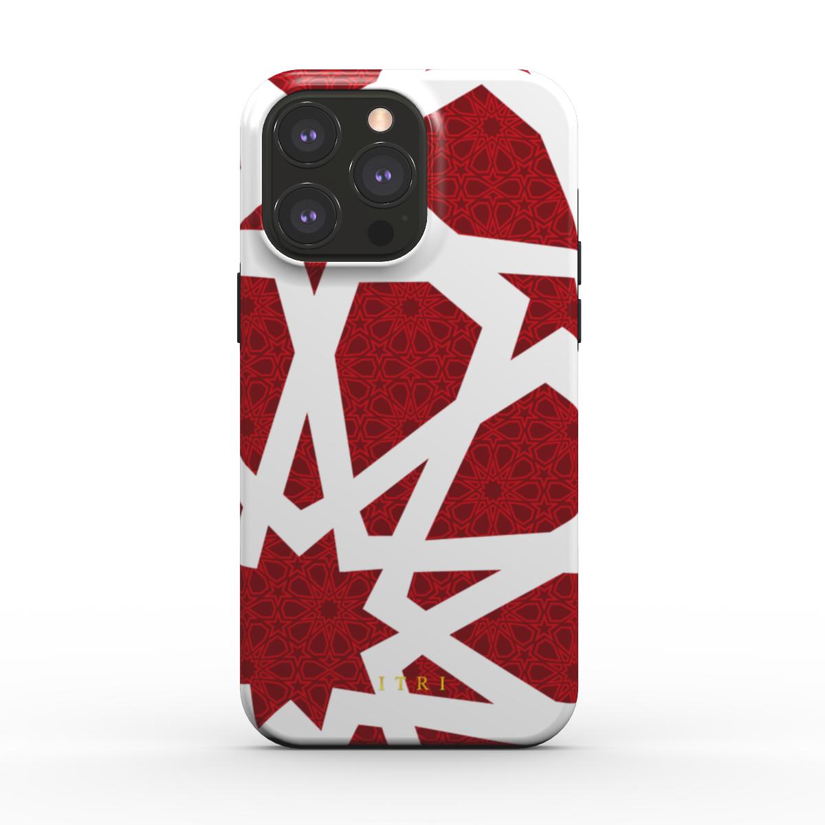 Zellige Kora Deep Red — iPhone MagSafe Case