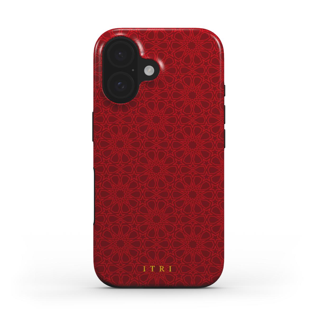 Zellige Iconic Deep Red — iPhone MagSafe Case