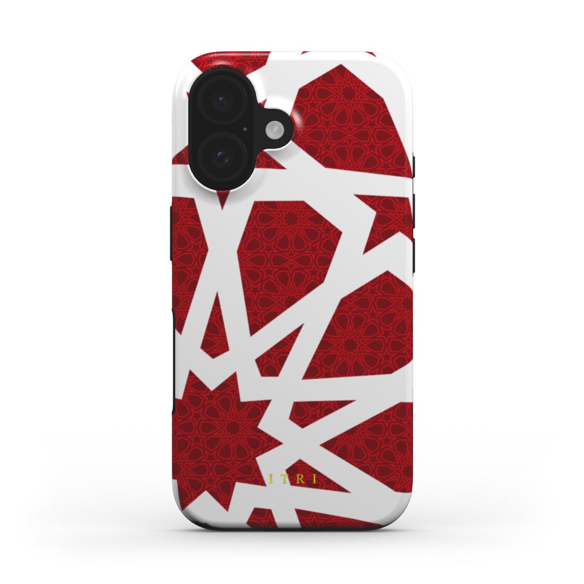 Zellige Kora Deep Red — iPhone MagSafe Case