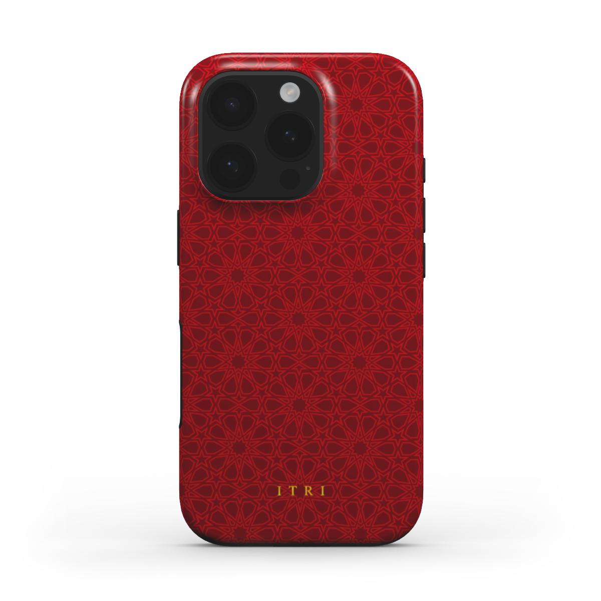 Zellige Iconic Deep Red — iPhone MagSafe Case