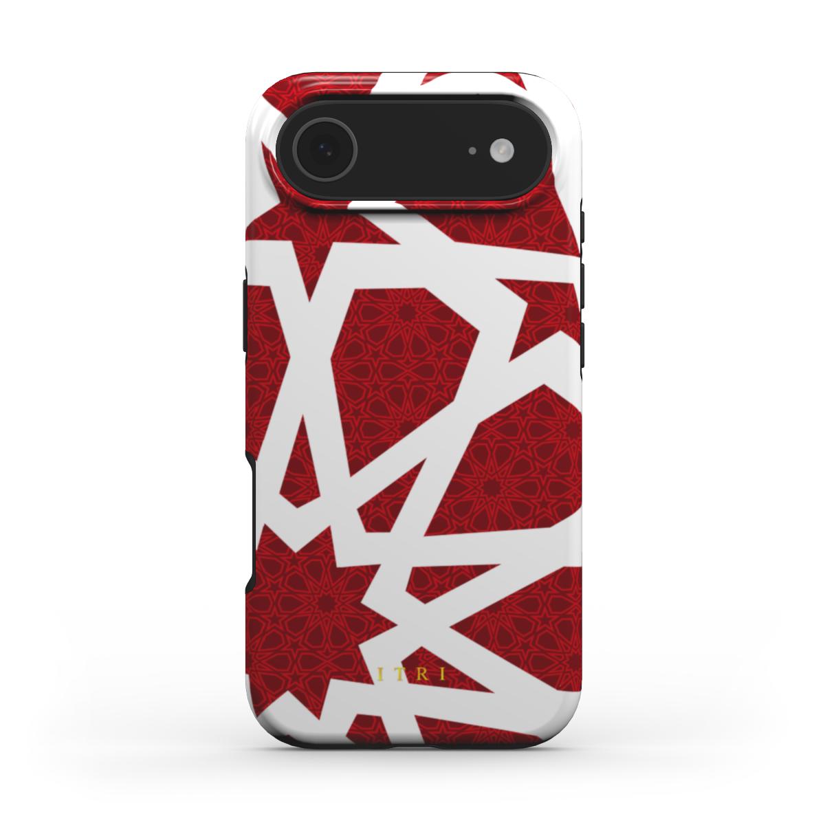 Zellige Kora Deep Red — iPhone MagSafe Case